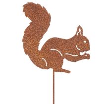Product Rustic Metal Squirrel Garden Stake Set – 52cm, 2 Pieces