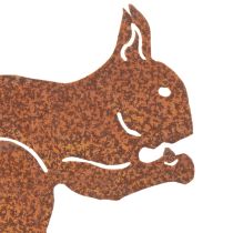 Product Rustic Metal Squirrel Garden Stake Set – 52cm, 2 Pieces