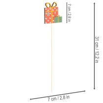 Product Wooden Gift Box Plant Sticks Set – 31cm, Multicolored, 12 pcs