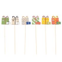 Product Wooden Gift Box Plant Sticks Set – 31cm, Multicolored, 12 pcs