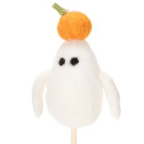 Product Ghost Figures on Wooden Sticks Halloween Decoration 54cm Set of 8