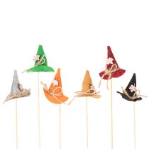 Product Felt Witch Hat Picks for Autumn Table Decorations 28cm 12pcs