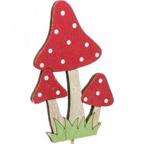 Product Flower plug toadstool decoration mushroom autumn decoration 10cm 18pcs