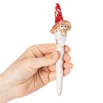 Product Dwarf Figurines with Red Mushroom Hat for Autumn Decorations - 17cm, Set of 2