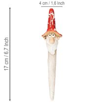 Product Dwarf Figurines with Red Mushroom Hat for Autumn Decorations - 17cm, Set of 2