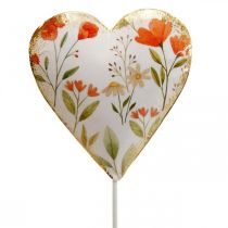 Product Flower plug heart decorative plug heart flowers 8×1.5×8cm 4pcs