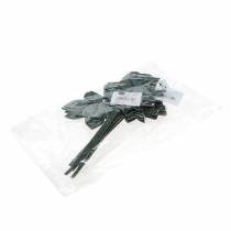 Product Metal plug rose silver-grey, white washed metal 20cm × 11.5cm 8 pcs