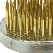 Product Flower hedgehog Kenzan Ikebana brass round Ø 40mm