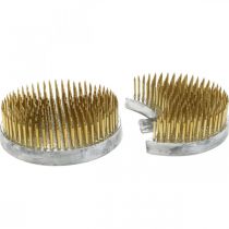 Product Hedgehog Kenzan Sun Moon Ikebana 110×65mm