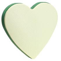 Product Floral foam heart 38×36.5cm wet floral foam green 2 pieces
