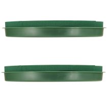 Product Floral foam wreath with bowl wet floral foam Ø29cm 2 pcs