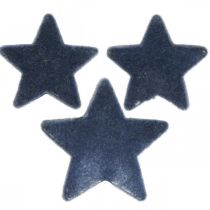 Product Christmas confetti, stars, blue Ø4/5cm 40 pcs