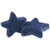 Product Christmas sprinkles, stars, blue Ø4/5cm 40p