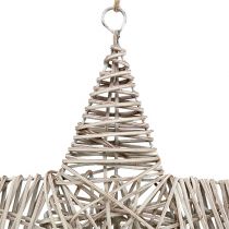 Product Star for hanging light brown 35cm 1 pc
