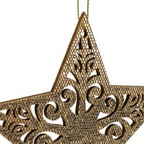 Product Star Gold for hanging 8cm - 12cm 9pcs