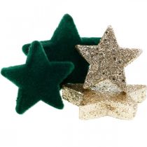Product Star sprinkles mix green and gold Christmas 4cm/5cm 40p
