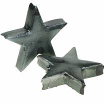 Product Deco star gray 4cm 12pcs