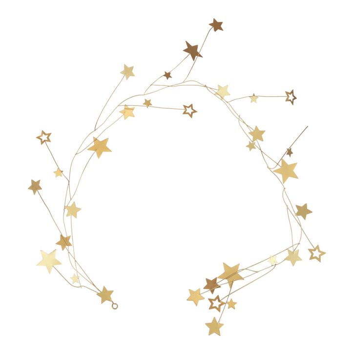 Product Star decoration decoration hanger Christmas metal gold 85cm