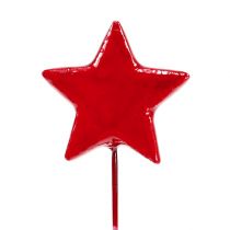 Product Stars on wire to decorate 5cm red 48pcs