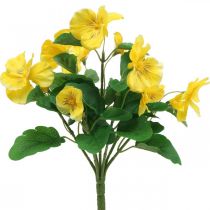 Artificial Pansies Yellow Artificial flower for sticking 30cm