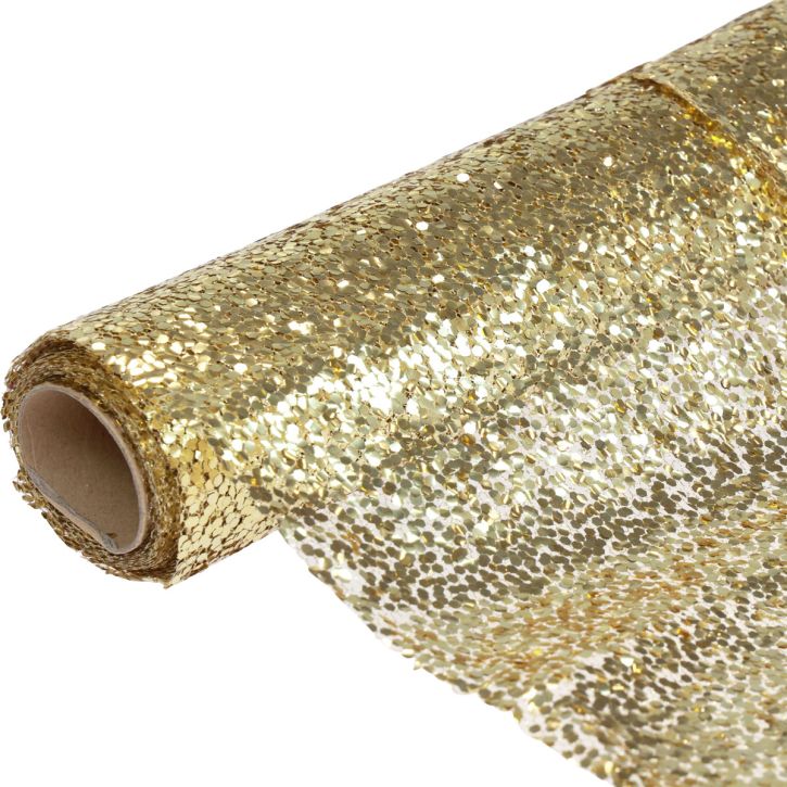 Product Table runner Christmas gold sequins table runner 48x450cm