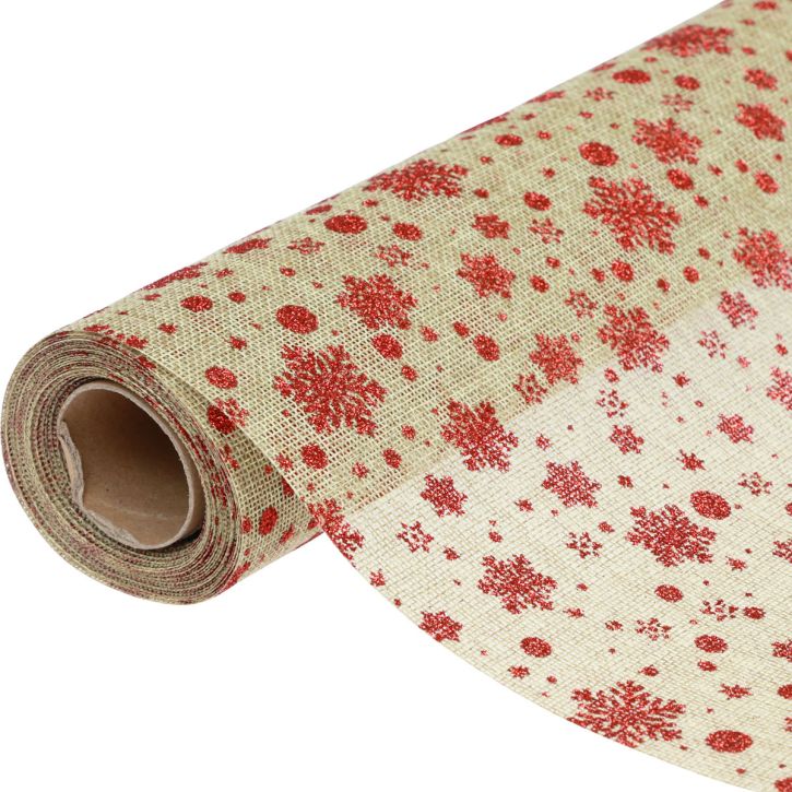 Product Table runner Christmas table runner snowflakes 48×450cm