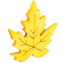 Product Scatter decoration maple leaves yellow, brown, platinum assorted 4cm 72 pcs