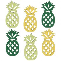 Product Scatter decoration wooden pineapple 3.5cm 72 pcs