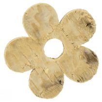 Product Scatter Decoration Wood Bark Flowers Birch Vintage Ø5cm 36 Pcs