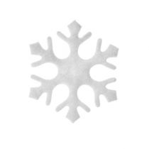 Scatter decoration snowflakes white 3.5cm 120p