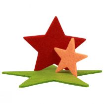 Scatter decoration stars, scatter parts Christmas colorful 108 pieces