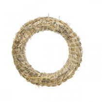 Straw wreath 30/6cm 10pcs
