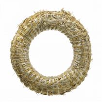 Straw wreath 40/8cm 5pcs