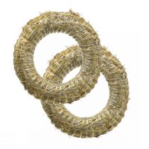 Product Straw wreath straw wreath blank straw 40/8cm 2pcs