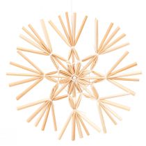 Product Straw stars Christmas Christmas tree decorations Ø10-11cm 12 pcs