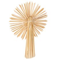 Product Natural Straw Christmas Decorations Set - 35 Pieces, Stars and Figures