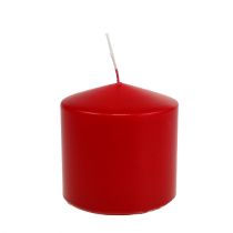 Pillar candle 100/100 red 4pcs