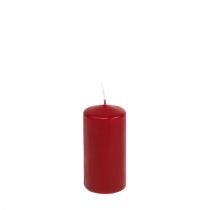 Product Pillar candles red candles H100mm Ø50mm old red 12pcs