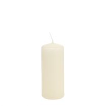 Pillar candles cream candles H120mm Ø50mm 12pcs
