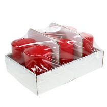 Product Pillar candle 120/80 red 6pcs