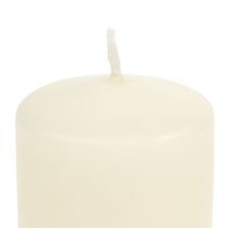 Pillar candle 130/100 cream 4pcs