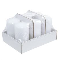 Product Pillar Candle 150/80 White 6 Pcs