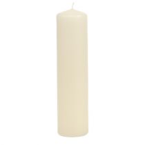 Product Pillar candles cream Advent candles candles 200/50mm 24pcs