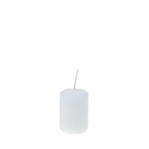 Product Pillar candles white Advent candles small candles 60/40mm 24pcs