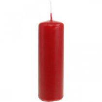 Product Pillar candle 120/40 red 24pcs