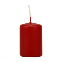 Product Pillar candles red Advent candles small old red 60/40mm 24pcs