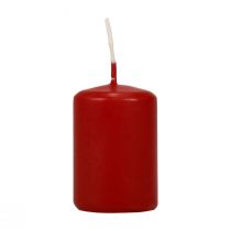 Product Pillar candles red Advent candles small old red 60/40mm 24pcs