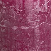 Product Pillar candles dyed Berry candles purple 50×100cm 4 pcs