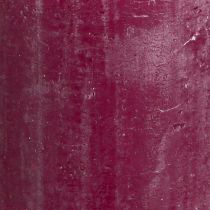 Product Pillar candles dyed Berry candles purple 60×80mm 4 pcs