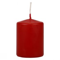 Product Pillar candles red Advent candles small old red 70/50mm 24pcs